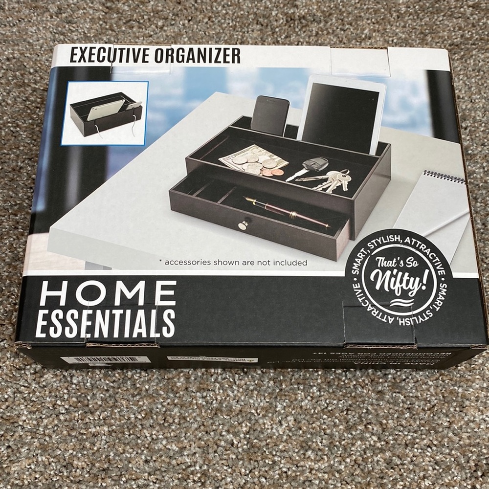 NEW Home Essentials Executive Organizer